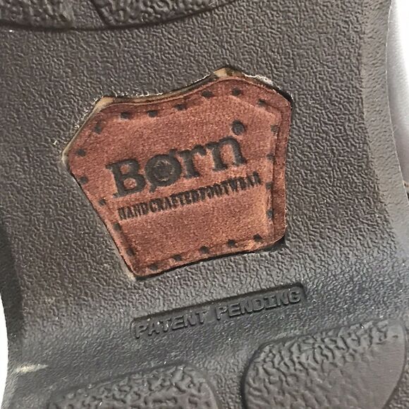 Born Børn Side Zip Chelsea Ankle Boots Men's 10 - EUR 42 Dark Brown Leather Shoe - Picture 12 of 12